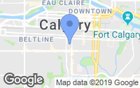 Map of Banff Trail, AB