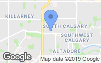Map of Banff Trail, AB