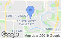Map of Banff Trail, AB