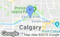Map of Banff Trail, AB