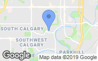 Map of Banff Trail, AB