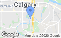 Map of Banff Trail, AB