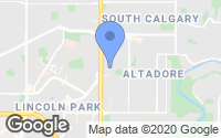 Map of Banff Trail, AB