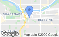Map of Banff Trail, AB