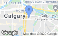 Map of Banff Trail, AB